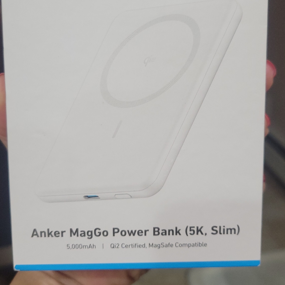 Anker MagGo 5K Slim Power Bank - White